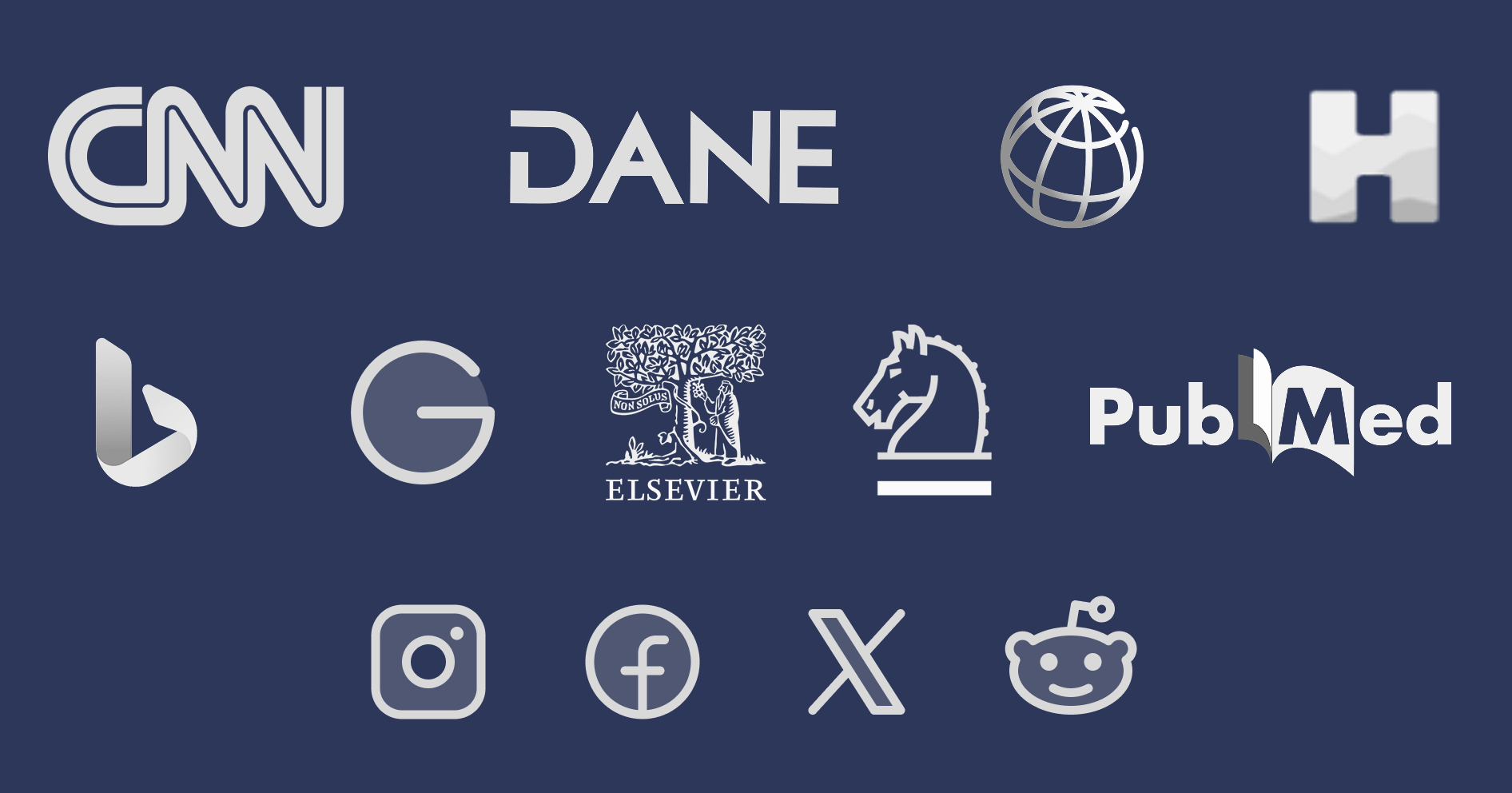 Logos de fuentes confiables